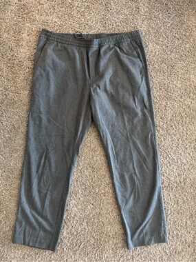 Men's Gray H&M Elastic waist Dress Pants